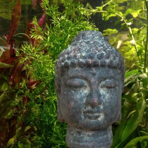 Buddha fej akvárium dekoráció