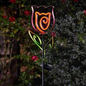 napelemes neon tulipán