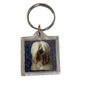 Lhasa Apso képes kulcstartó